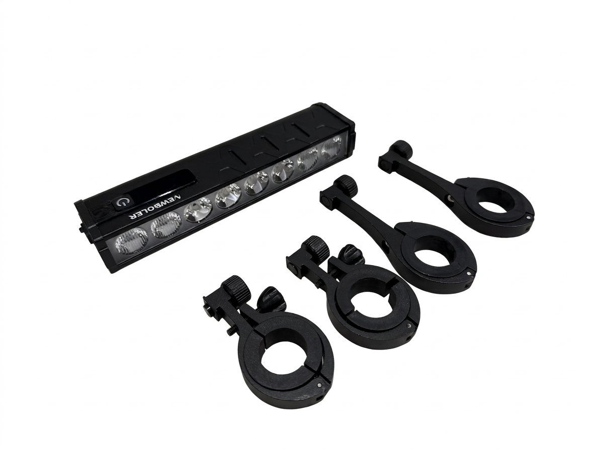 Front Headlight 10000 Lumen, 10000mAh, Waterproof, USB Charging, Extended Brackets