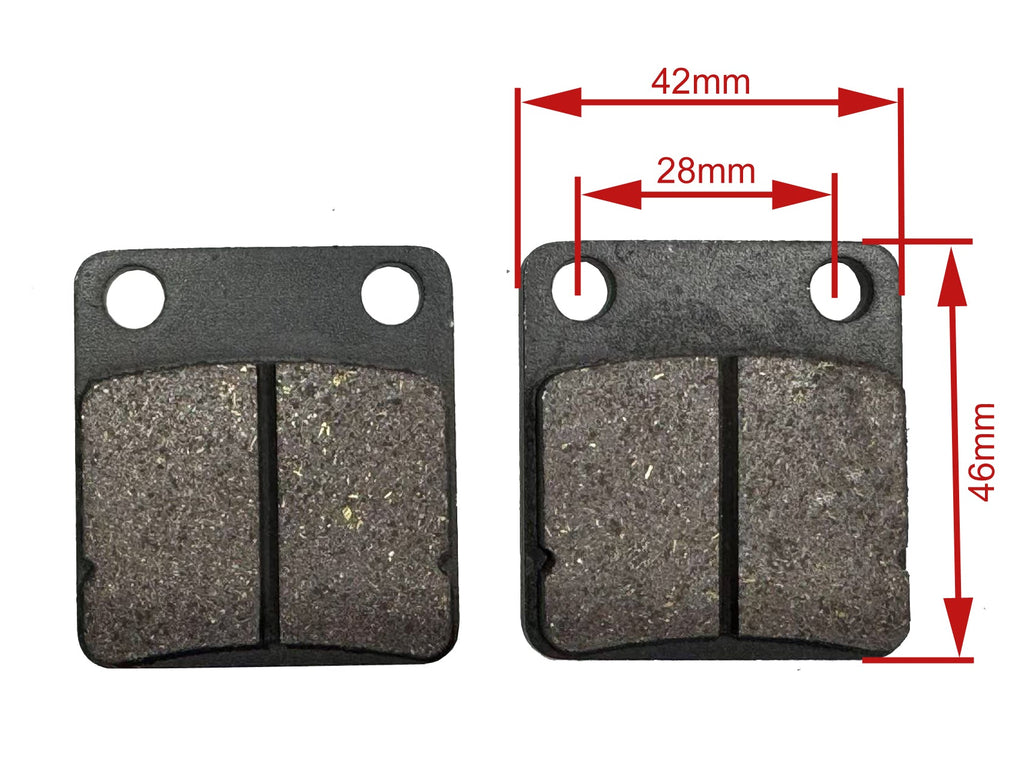 DHZ Brake Pads, Suit Rear Brakes on DPRO140, 2000-2013 Yamaha YZ85