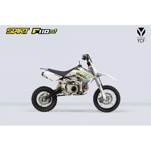 START F110SE 2020 GRAPHICS KIT WHITE/GREEN – product image 1