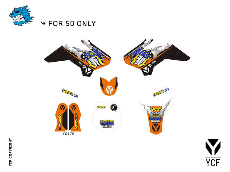 YCF 50 COMPLETE GRAPHICS KIT (2016) – product image 1
