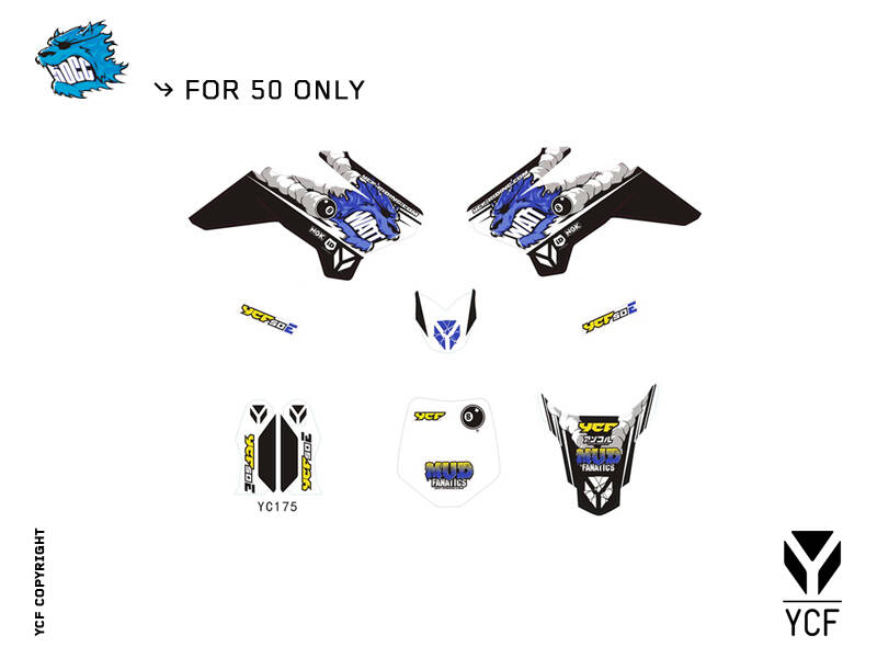 YCF 50E COMPLETE GRAPHICS KIT 2016 – product image 1