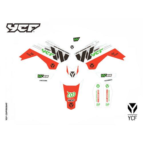 COMPLETE GRAPHIC KIT START W88E 2018 – product image 1