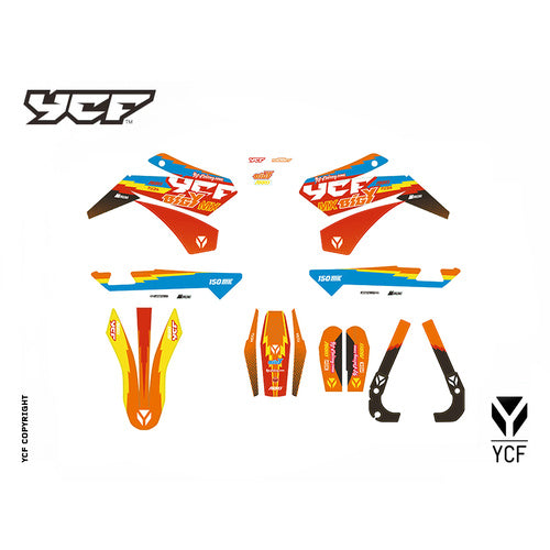 BIGY 150E MX 2018 GRAPHICS KIT – product image 1
