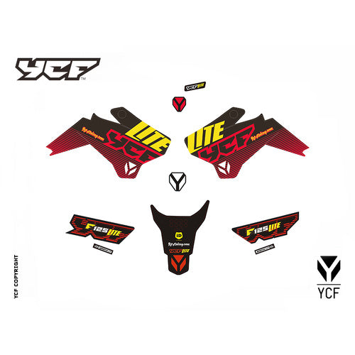 F125 LITE COMPL GRAPHIC KIT 18 – product image 1