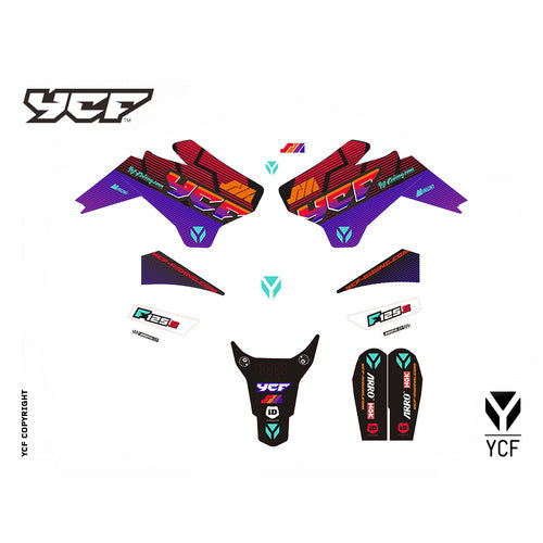 SM F125S COMPLETE GRAPHIC KIT 2018 – product image 1