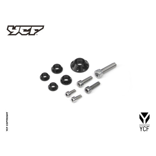 CNC WASHERS AND BOLT KIT FOR PLASTICS BLACK – product image 1