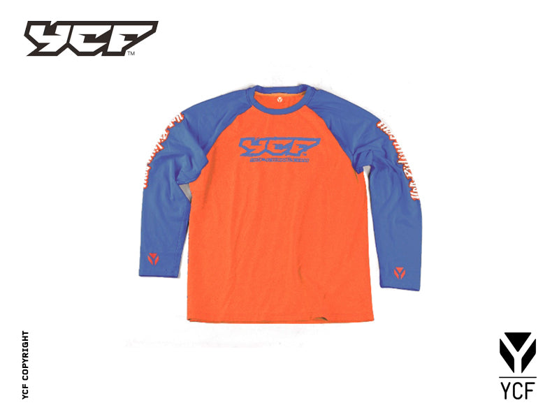 LONG-SLEEVED T-SHIRT ORANGE – product image 1