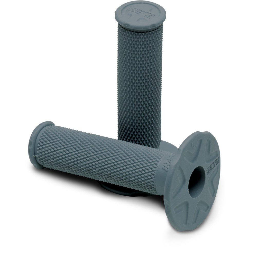 Pro Taper MX Single Density Full Diamond Grips, Medium Compound (Dark Grey)