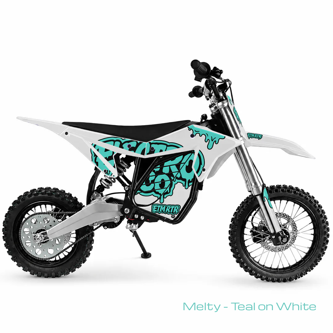 Melty - Teal on White ETM RTR Graphics Kit