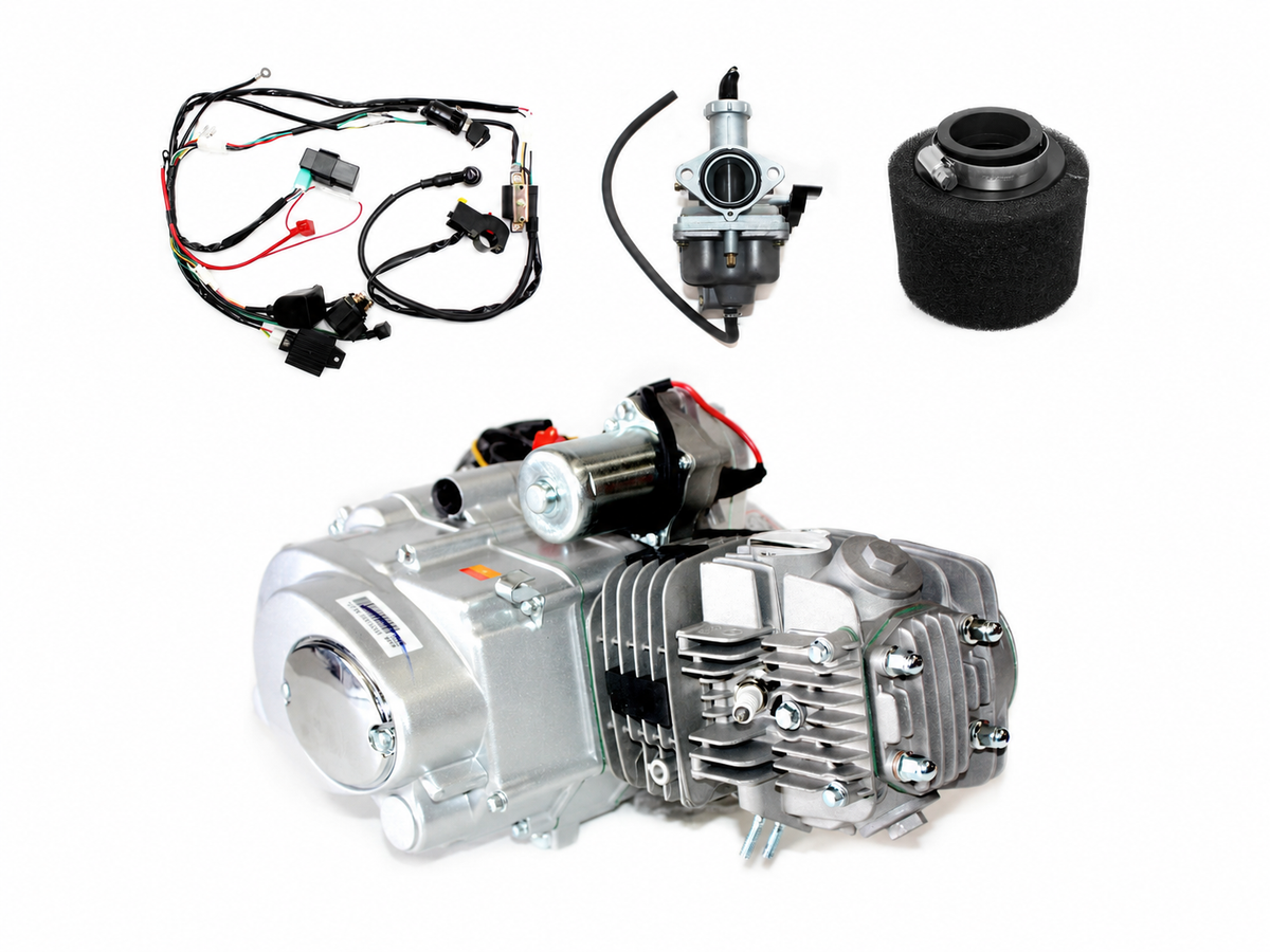 BT 150cc 3+1 Semi Auto Engine with Wiring and Carburetor kit