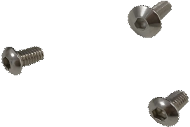 E Ride Pro SHE7872 Ignition Switch Cover Bolts (S/SS)