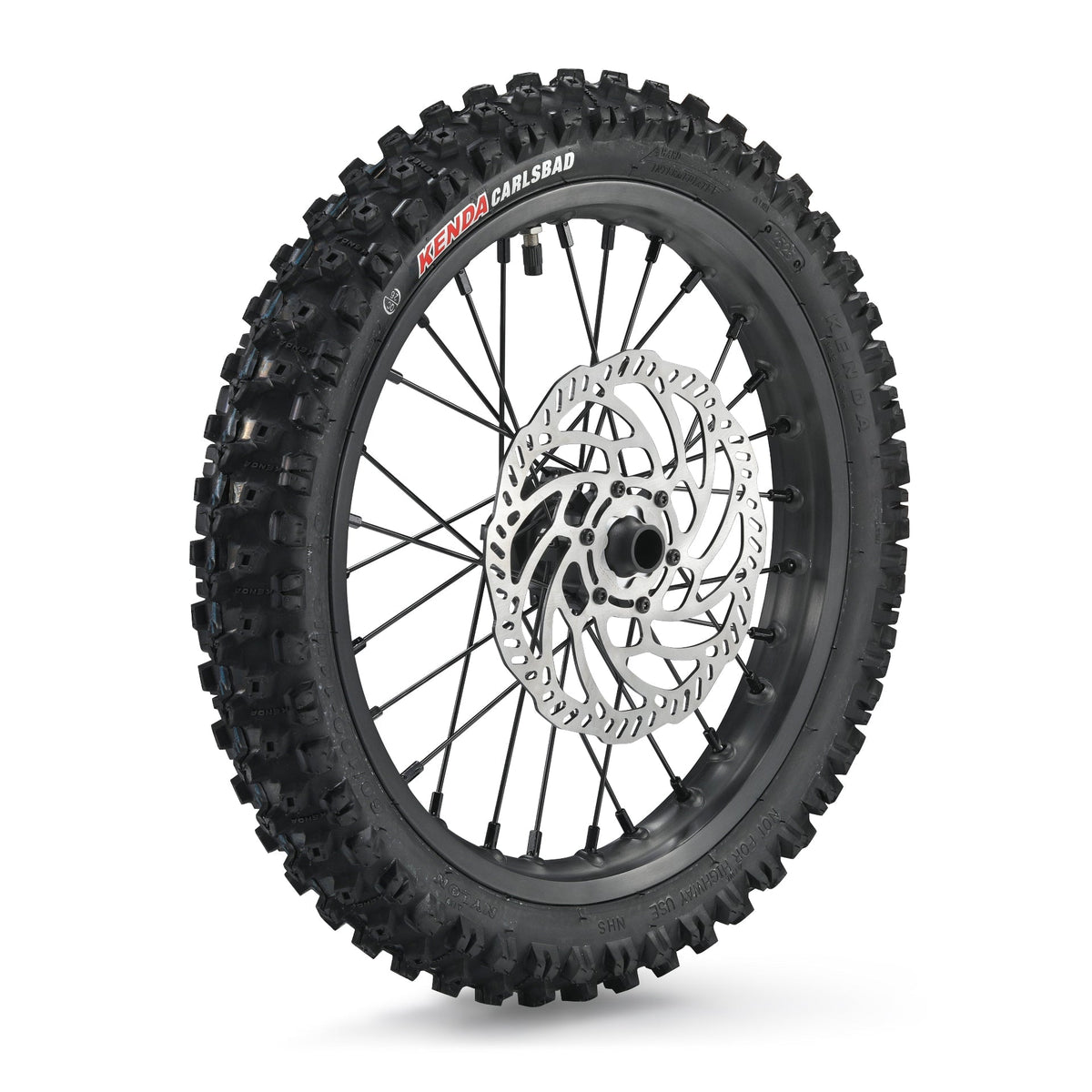 E Ride Pro SHE7934 Front Wheel Assembly (FRONT TIRE +TUBE+rim stripe+Front Wheel Assembly+front brake disc+Front Wheel Hub Cone Spacer (with bolts) (MINI)