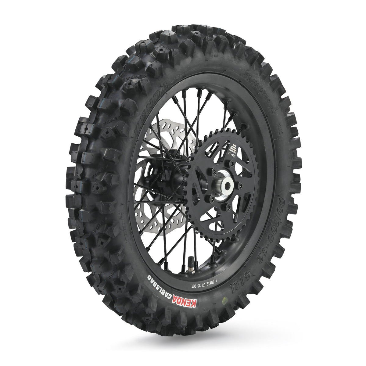 E Ride Pro SHE7935 Rear Wheel Assembly (REAR TIRE +TUBE+rim stripe+REAR Wheel Assembly+REAR brake disc+Rear wheel axel bush*2(with bolts)) (MINI)