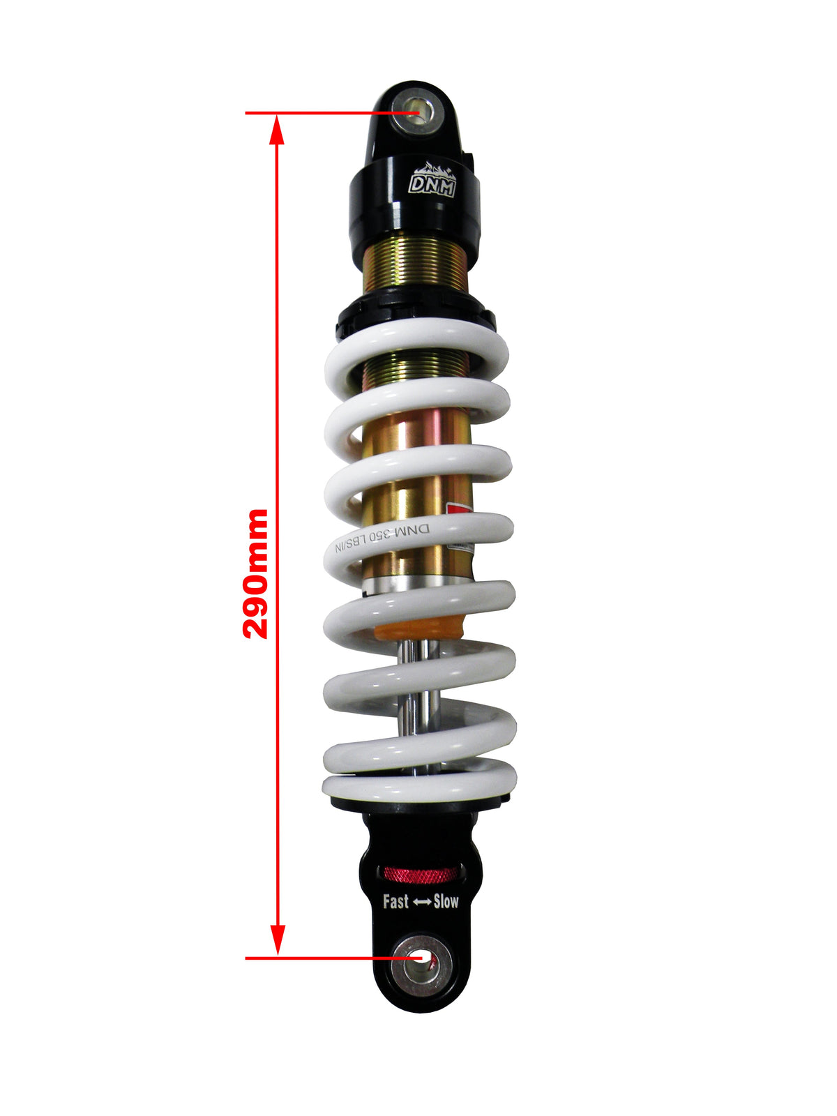 DNM Rear Shock MK-AR-290L, 350lbs, upgrade for CRF110, KLX110L and TTR110