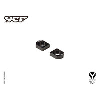 YCF CNC BLOCK AXLE H=32MM FOR STEEL SWINGARM – product image 3