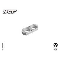 YCF CNC BLOCK AXLE H=32MM FOR STEEL SWINGARM – product image 8