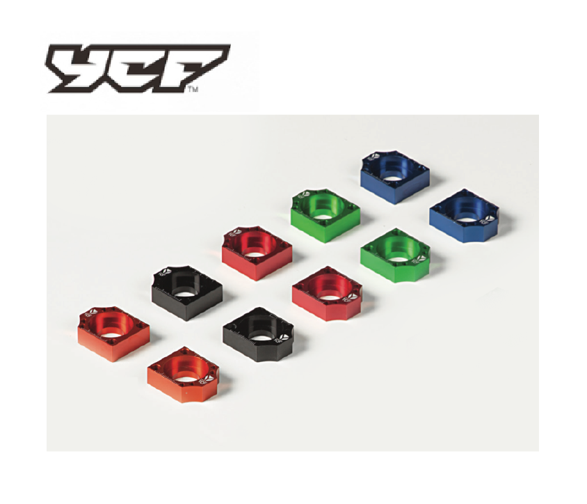 YCF CNC AXLE BLOCK H=33.5MM FOR ALLOY SWINGARM – product image 1
