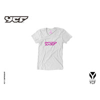 YCF WHITE/PINK T-SHIRT (GIRLS) – product image 3