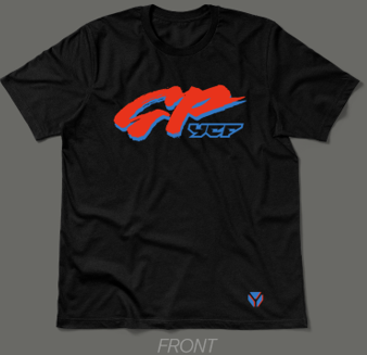 YCF GP BLACK T-SHIRT (MENS) – product image 1