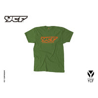 YCF T-SHIRT GREEN/ORANGE – product image 3
