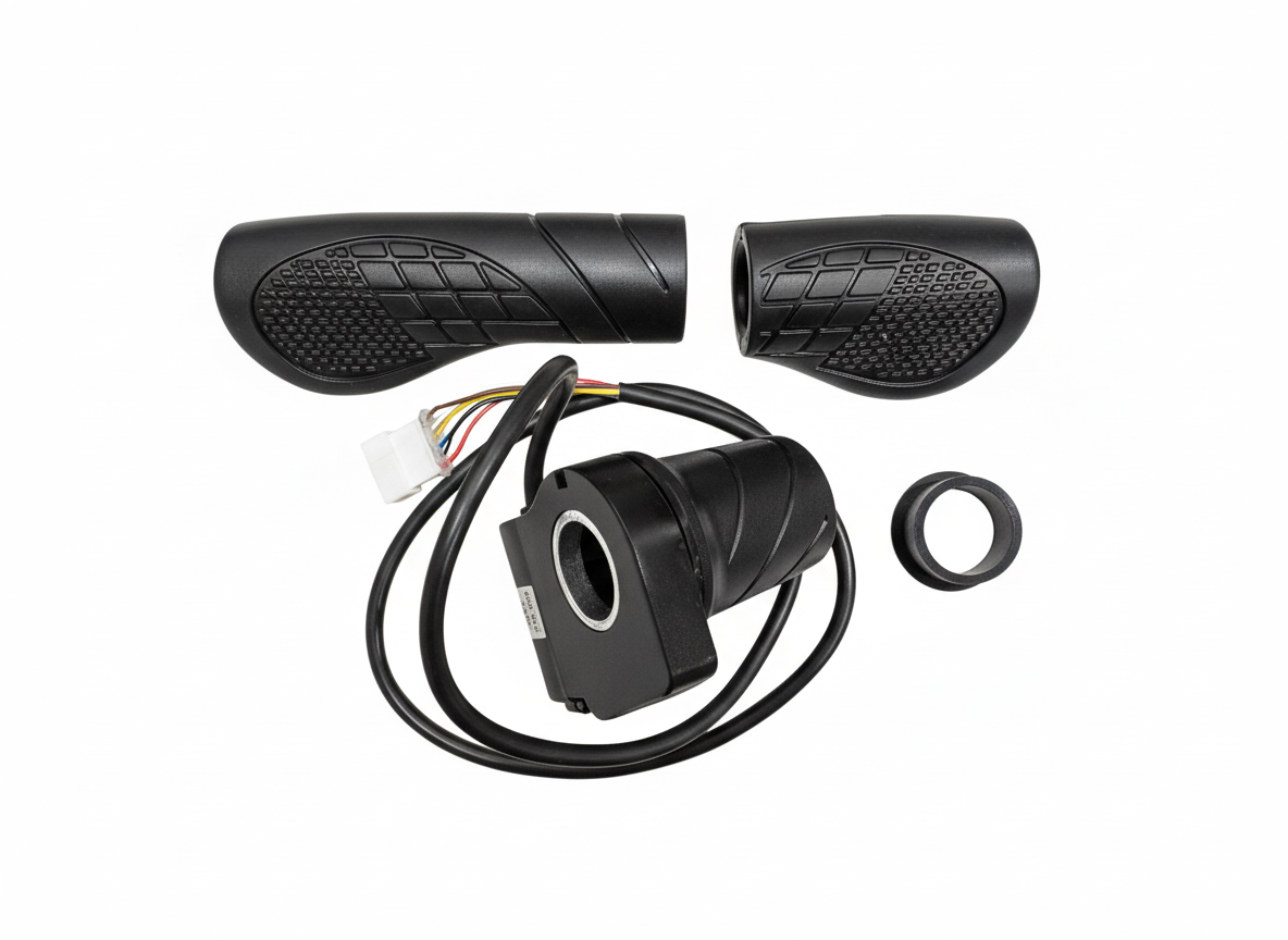 Throttle with Grips, fit DHZ 420W Electric Dirt Bike