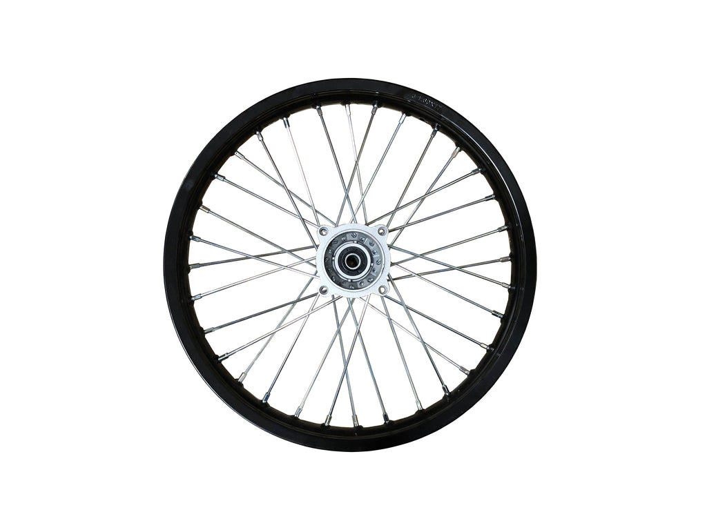 17" Front, 15mm Axle Hub, HD Black Alloy Rim (1.6 x 17)