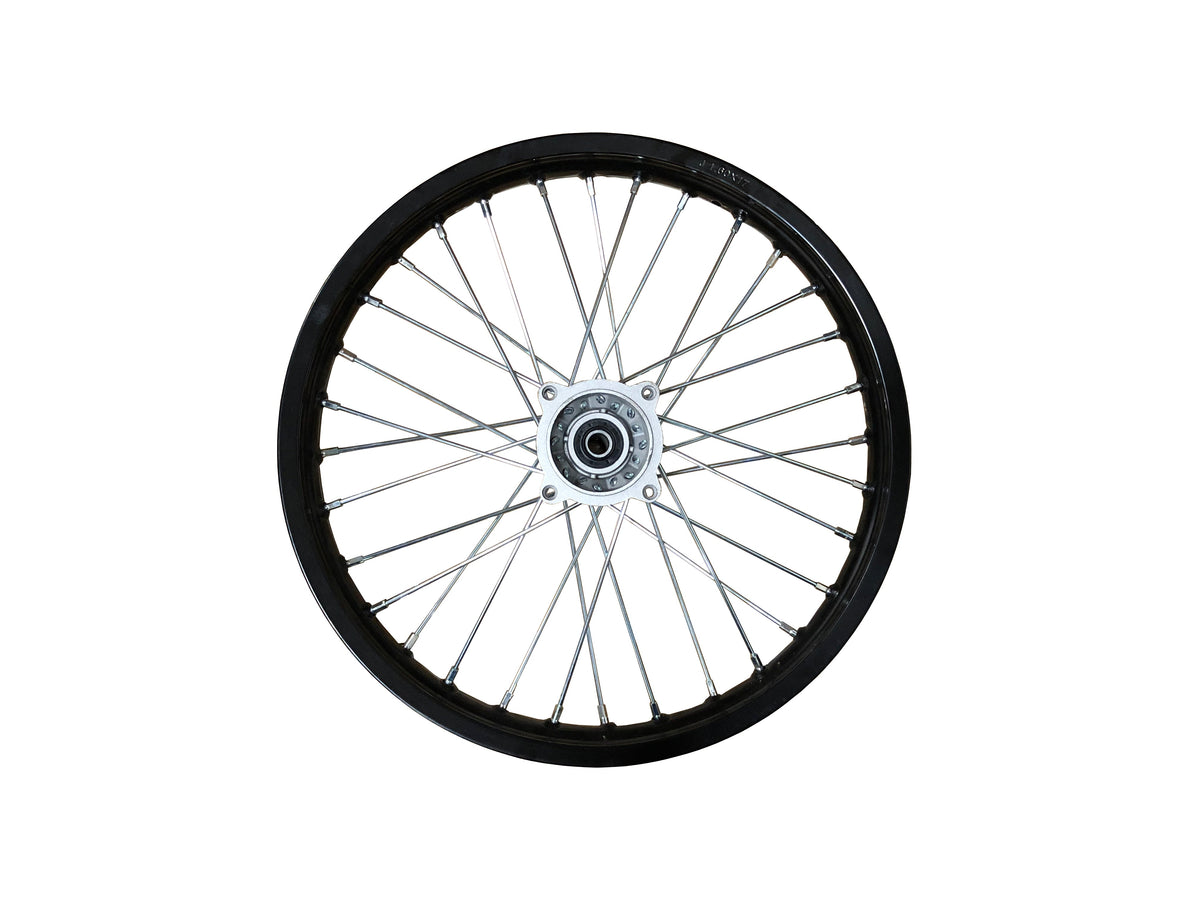 17" Front, 15mm Axle Hub, HD Black Alloy Rim (1.6 x 17)