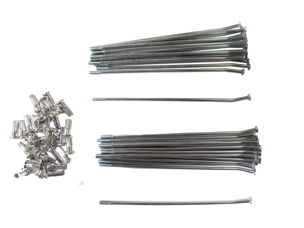 HD Spokes & Nuts 16 x 17.6cm 16 x 17.3cm, Suit 14" CNC Hub Front Rim