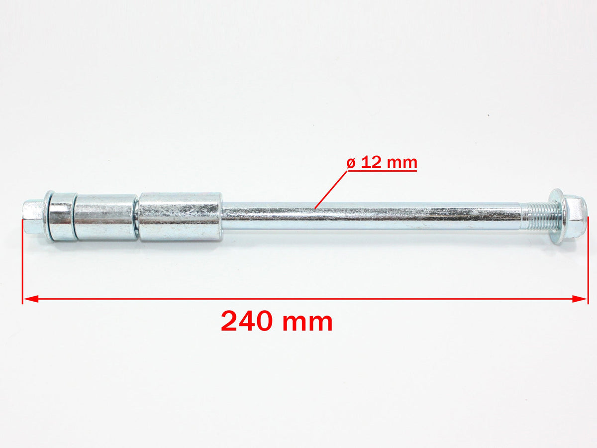 HD 12mm / 240mm Wheel Axle with 3 Spacers