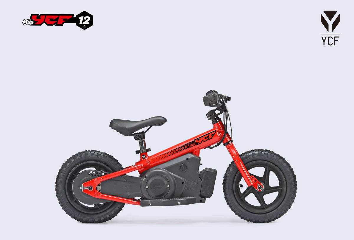 YCF 12" Electric Balance Bike - Red – product image 1