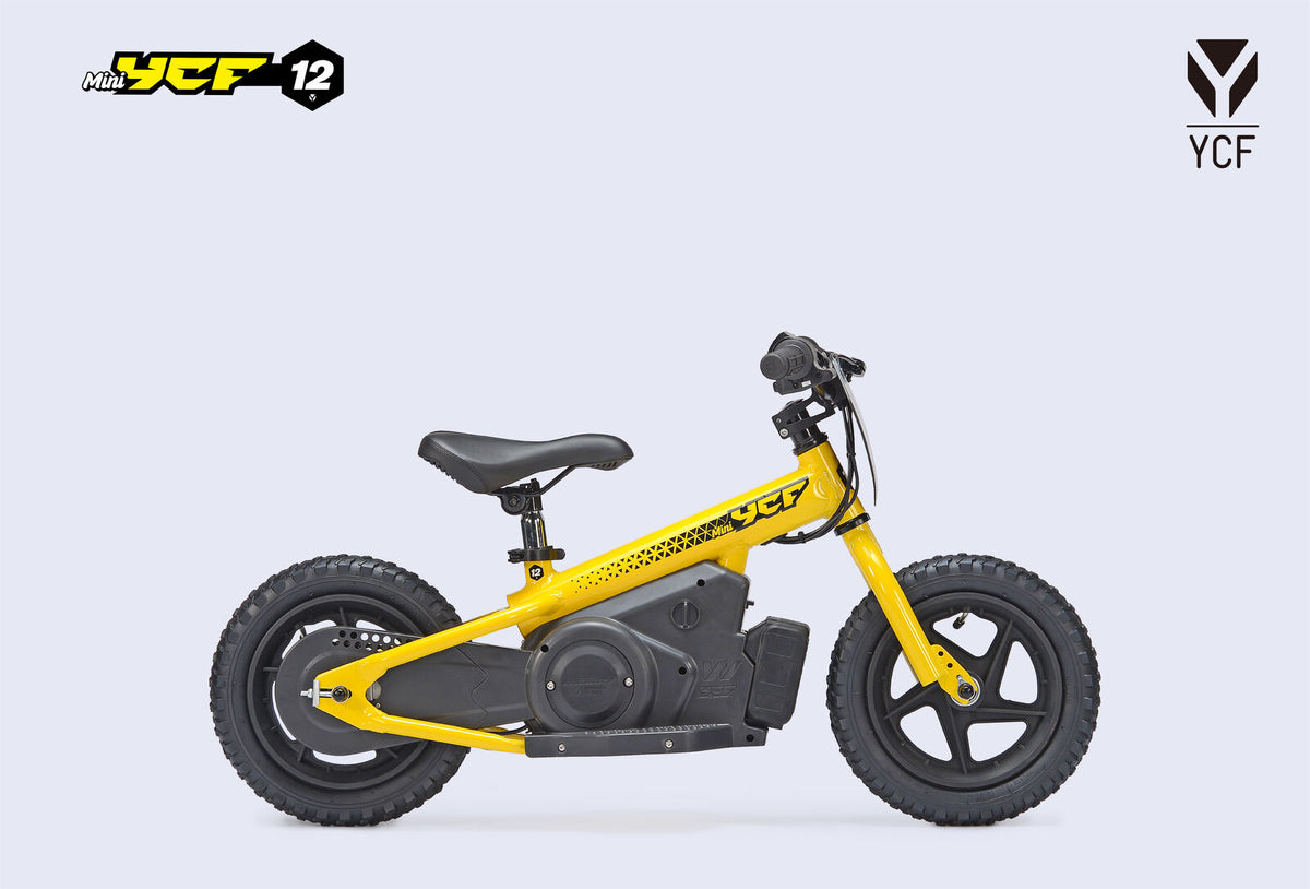 YCF 12" Electric Balance Bike - Yellow – product image 1