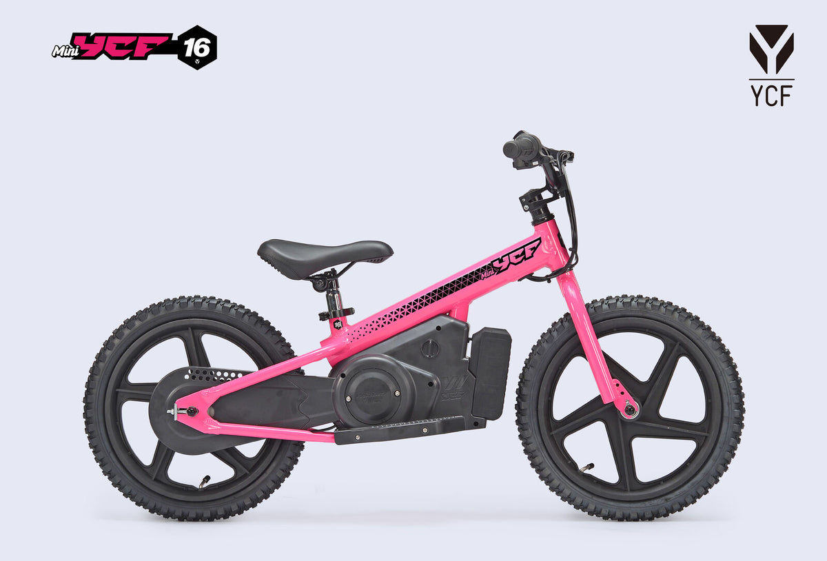YCF 16" Electric Balance Bike - Pink – product image 1