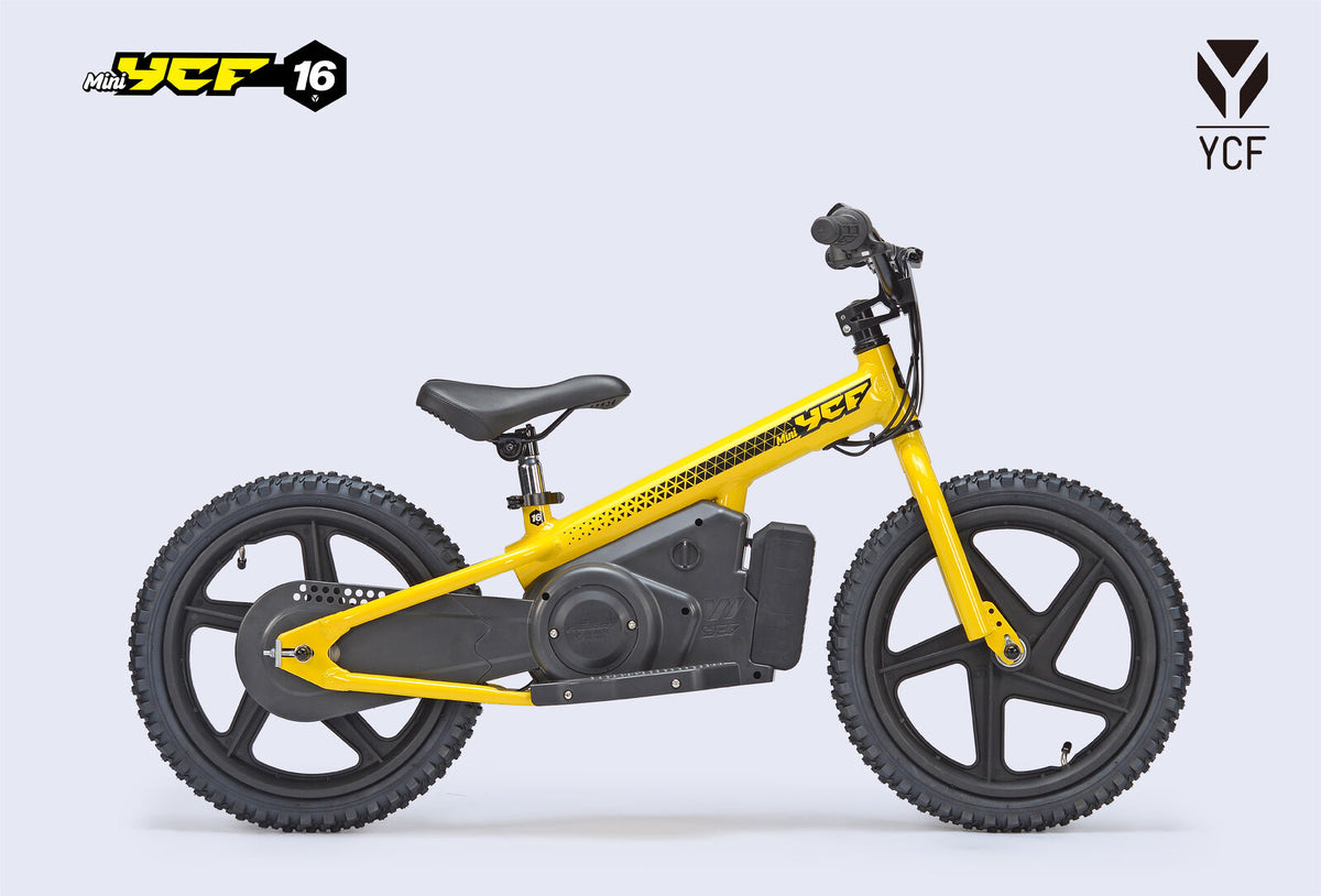 YCF 16" Electric Balance Bike - Yellow – product image 1