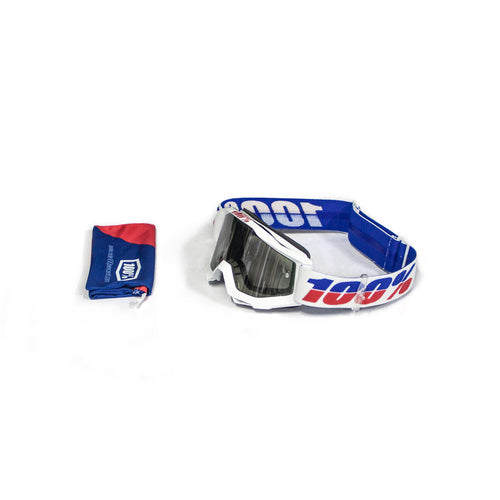 YCF 100% ACCURI GOGGLES WHITE – product image 1