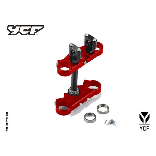 COMPLETE TRIPLE CLAMP (TOPD45MM / BOTTOM D48MM) – product image 1