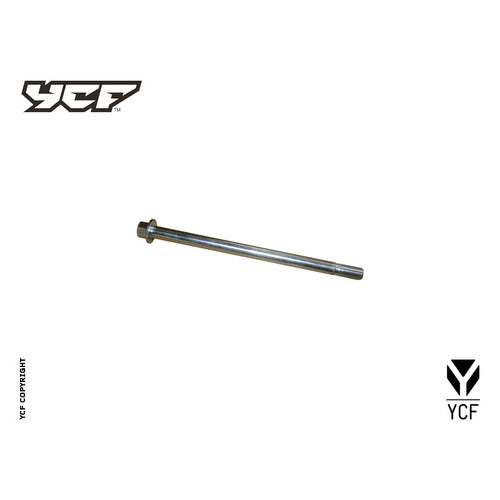 REAR WHEEL AXLE L=215MM WITH HOLES AND SELF LOCKIN – product image 1