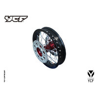 COMPLETE ALUMINIUM REAR WHEEL 1.40-10' WITH DISK CNC – product image 6