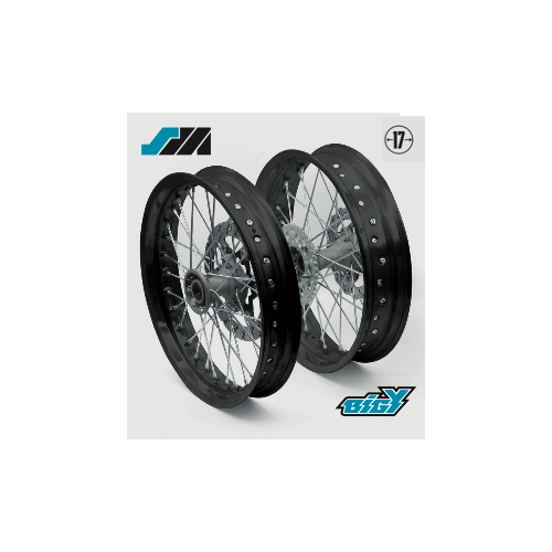 COMPLETE ALUMINIUM REAR WHEEL 3.50X17' – product image 1