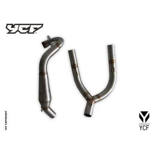 HEADER & MID PIPE FOR DOUBLE MUFFLER PILOT 2016> – product image 1