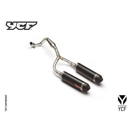 MUFFLER & EXHAUST PIPE ASSY RACING SP3 2016> DOUBLE – product image 1