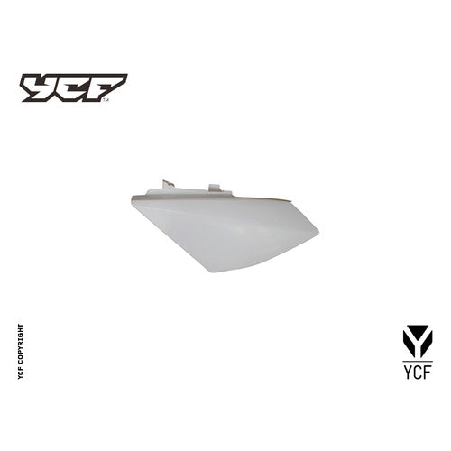 YCF LEFT SIDE PLASTIC WHITE – product image 1