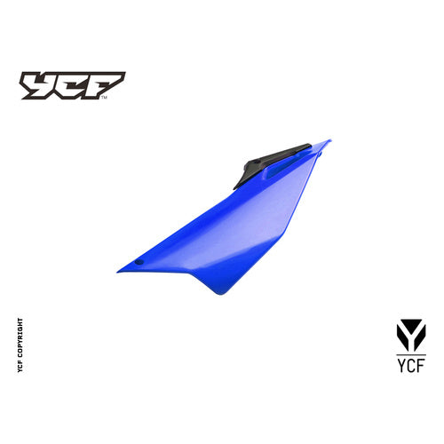YCF LEFT REAR SIDE PLATE BLUE – product image 1