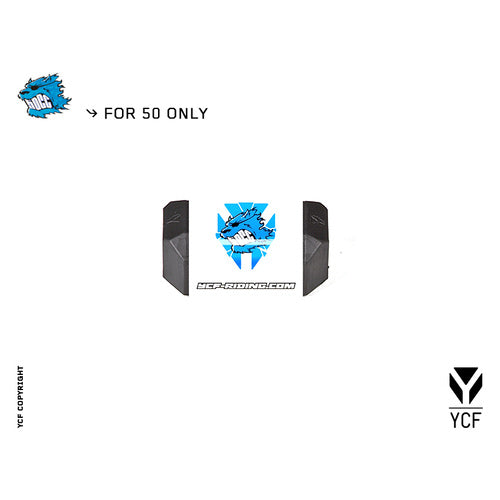 YCF BAR PAD L=126MM 50A/50E WHITE – product image 1
