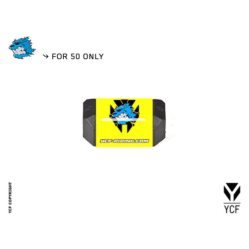 YCF BAR PAD L=126MM 50A/50E YELLOW – product image 1