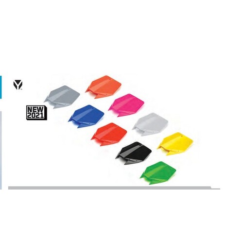 YCF FRONT PLATE RED 50A/50E 2014> – product image 1