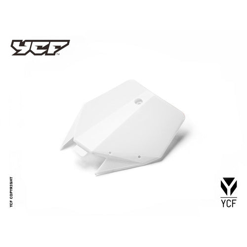 YCF FRONT PLATE WHITE 50A/50E 2014> – product image 1