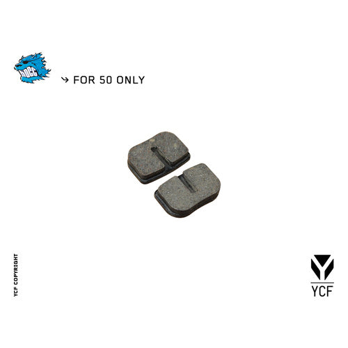 YCF50 FRONT / REAR BRAKE PADS CABLE BRAKE – product image 1