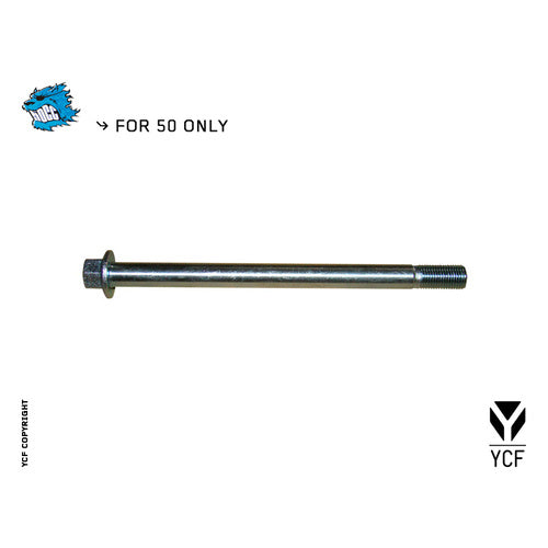 YCF50 FRONT AXLE 170 MM WITH SELF-LOCKING NUT 12 – product image 1