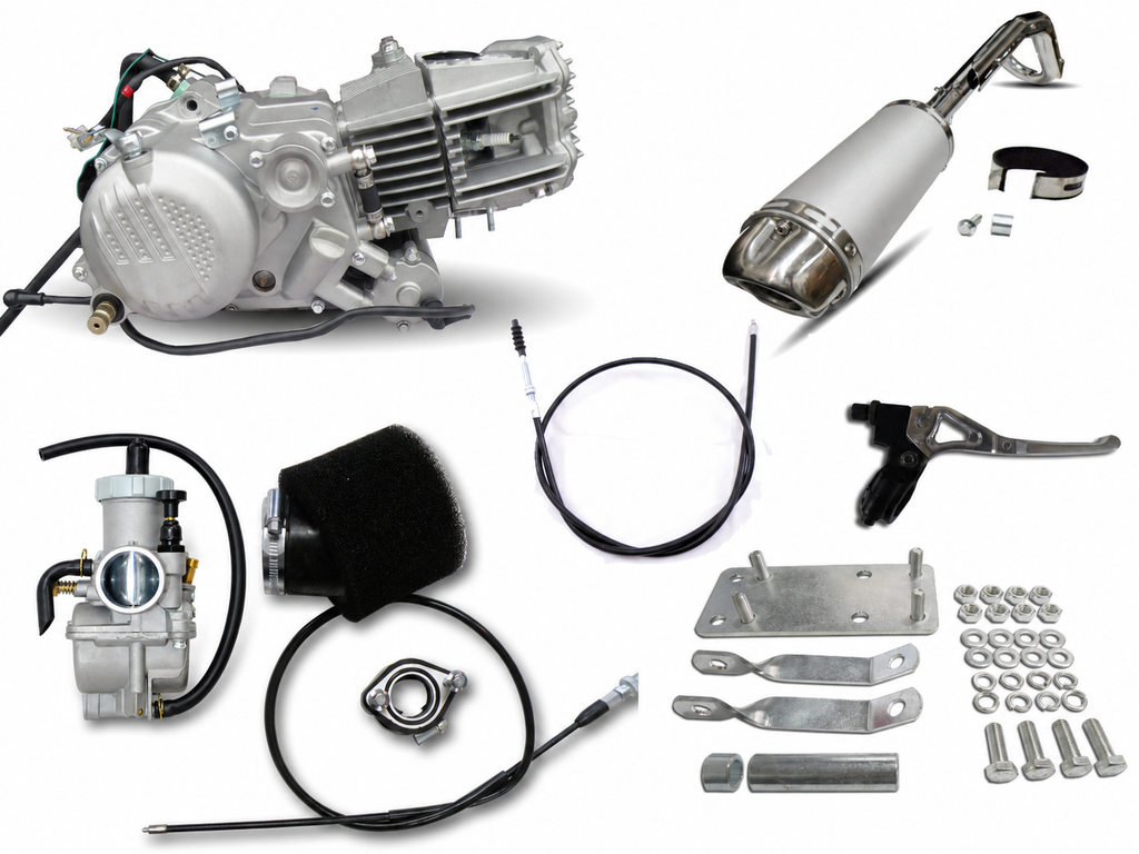 ZS 190 Engine Conversion Kit for Honda Postie CT110, Electric Start, 5 Speed