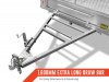 8X5 GALVANISED BOX TRAILER FULLY WELDED 450 HIGH SIDE WITH CAGE 🙂🙂🙂